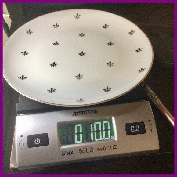 Fluer De Lis Plate - Picture 5 of 5